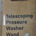 Hourleey 24 FT Telescoping Pressure Washer Wand, Power Washer Extension Wand with Brush Head, Gutter Cleaner, 3 Curve Wands, Adjustable Support Belt, Pivoting Coupler, 7 Spray Nozzles, 4000 PSI