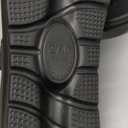 Trailvia Comfortable Footbed Sandals for Men & Women Adjustable Buckle & Arch Support, Waterproof Summer Slides for Outdoor, Beach & Everyday Adventures (Black) 27/10