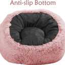 Plush Faux Fur Bean Bag Chairs, Memory Foam Filled Sofa Chair Shape Bean Bag for Adults/Teens/Kids, Ultra-Soft Lazy Sofa for Living Room Bedroom College Dorm, Pink