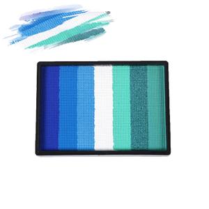 50g Face Painting Kits for Kids Party Professional 1 Stroke Split Cake Palette Water Actived Eyeliner Graphic Hydra Liner Body Paint Makeup,Non-Toxic & Washable Suit for Christmas Easter