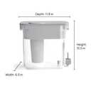 Culligan with ZeroWater Technology 22-Cup Water Filter Dispenser Includes 5-Stage Advanced Water Filter, Certified to Reduce Lead, Total PFAS (Forever Chemicals), Mercury, Fluoride, and Chlorine