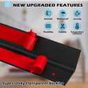 Heavy-Duty Stair Edge Trim, 3.3FT Vinyl Rubber Stair Nosing, Non-Slip Self Adhesive Stair Edge Protector Suitable for Indoor/Outdoor Stairs, Non-Slip and Waterproof (Black)