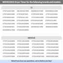 WE04X20415 TMD1CM11 234D1296P003 Dryer Timer, Compatible with GE/Hotpoint DBXR463GG7WW GTDP300GM1WS HTDX100GD6WW HTDX100GM8WW HTDX100GD4WW DHDSR46GG1WW DHDSR46GG7WW etc Models, OEM