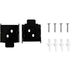 Universal Replacement, Metal Blinds mounting Brackets, Mountings Brackets for Roller Blinds (Type 1 Black)