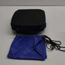 Collapsible Camping Stool with Seat Cushion & Nylon Bag, Square Portable Telescopic Stool, Lightweight Sturdy Foldable Stool for Camp Fishing Picnic, Max Load 550 lb