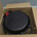 2-in-1 Pre-Seasoned Cast Iron Dutch Oven Pot with Skillet Lid Cooking Pan, Cast Iron Skillet Cookware Pan Set with Dual Handles, Indoor Outdoor for Bread/Frying/Baking/Camping/BBQ, 5 Qt