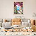 EFOTIML Paint by Numbers Kit for Adults Beginners & Kids Ages 8-12,1 Pack 16x20 inches Canva for Painting Kits for Adults in Colorful Box(Without Frame)-Flower Towns