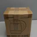 Chefman Electric Kettle with Temperature Control, 5 Presets LED Indicator Lights, Removable Tea Infuser, Glass Tea Kettle & Hot Water Boiler, 360 Swivel Base, BPA Free, Stainless Steel, 1.8 Liters