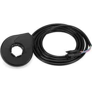 Electric Pedal Assist Sensor, 12 Magnet Dual Hall PAS System for Conversion Kit Left Side Installation Bicycle Pedal Sensor