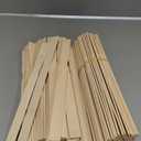Paint Stir Sticks-Rewiss Bulk 100 PCS 10in Length Bamboo Craft Sticks Natural Color Paint Stir Sticks