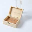 Card holder - 50-card holder, business card holder, double-sided design. (Advice and Wishes Wildflower)