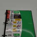 Five Star Flex Hybrid NoteBinder, 1-1/2 Inch Binder with Tabs, Notebook and 3 Ring Binder All-in-One, Green (72401)