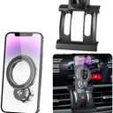 JIEZMO Car Magnetic Phone Mount for Alfa Romeo Giulia 2017 2018 2019 2020 2021 2022 2023 2024 2025 2026 Auto Accessories Best Cellphone Holder Mobile Cradle Cell Phones Navigation Charging Stand