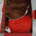 Christmas Car Decorations Reindeer Car Kit Antlers with Lights, Jingle Bells Rudolph Reindeer and Nose, Tail Cute Costume Auto Accessories for Trunk Vehicles SUV Antenna Toppers Multicolor