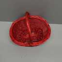 Core Home Woven Oval Basket Red