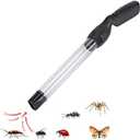 2025 Vacuum Bug Catcher Spider Insect Traps Catcher Bug Pest Control for Adults,Kids Insects Handheld LED Flashlight for Stink Bugs,Pest Suction Trap,Beetle,Cockroach,Ants,Moth(Battery Not Include)