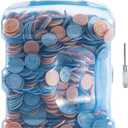 Piggy Bank - Large Coin Bank for Adults Boyswith LCD Counter,Great Coin Counter Bank Money Counting Jar with Total Amount Displayed,Best Gift for Kids, Designed for All US Coins(4.2L)