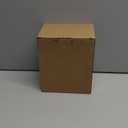 Bosmarlin Ceramic Travel Coffeel Mug with Handle and Lid, 18 oz, Portable Coffee Cup for Car Cup Holder, Microwave and Dishwasher Safe, Reactive Glaze (Grey) (Gray)