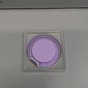 AUROX for MagSafe Phone Grip, Magnetic Phone Grips [Comfortable Grip], Expandable Collapsible Phone Grip Stand Holder for Magsafe Kickstand, for iPhone 16 15 14 13 12 Series, Transparent Purple