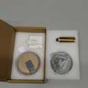 Windproof Door Stopper Indoor Heavy Duty Floor Door Stop Keep Door Open Mechanical No Drilling Door Stopper with Screws and Adhesive Pads, 1 Pack, Matte Brown Bronze