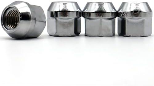 Orion Motor Tech 1/2x20 Lug Nuts, 1/2''-20 Wheel Lug Nuts, Chrome, (Set Of 20)