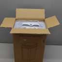 Bathroom Trash Cans with Lid 2 Pack 2.2 Gallon Touchless Automatic Motion Sensor Small Slim Garbage Can, Smart Electric Narrow Garbage Bin for Bedroom Office Kitchen (White)