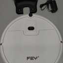 Robot Vacuum Cleaner,2900Pa Powerful Suction Robot Vacuums with Self-Charging,150Mins,Tangle-Free Robotic Vacuums Cleaner, Low Noise, Ideal for Hard Floor, Low-Pile Carpets & Pet Hair (White)