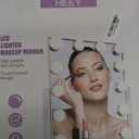 HIEEY Hollywood Makeup Mirror with 12 Dimmable Bulbs Lights, Three Color Lighting Modes, with 4in 20X Magnification Mirror, Smart Touch Control, 360Rotation (White,Gift Box)