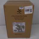 Lighted Christmas Decorations Outdoor Rattan Polar Bear 3-Piece - HOYECHI Polar Bear Family with 140 LED Lights, Zip Ties, Ground Stakes for Front Yard, Lawn - Rattan/Brown