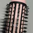 Portable Curling Iron, Bestauty 1.5" Cordless Hair Curler, 2 in 1 Travel Hair Curler & Hair Straightener Brush, Quick Heating 4 Adjustable Temperature 300F-410F for Curl/Smooth/Fluffy/Flip-Out Pink