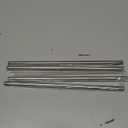 Super Big Drinking Straws Set 12" Extra Long 1/2" Extra Wide Reusable 304 Food-Grade 18/8 Stainless Steel for Frozen Drinks Boba Bubble Tea Smoothies and Shakes - Set of 4 with 2 Cleaning Brushes