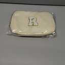 Personalized Anniversary Wife Birthday Gifts from Husband,Mothers Day Gifts for Women,Waist Packs Initial White R,Cream Bag