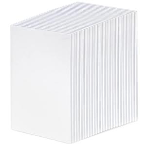 Paper Junkie 24 Pack Blank Books for Kids To Write Stories - A5 White Notebooks Bulk - Unlined Travel Journals Scrapbooks for Students Sketching (5.5x8.5 in) - Notebook Journal