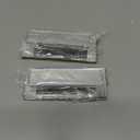 Weysat 2 Pcs Mirror Closet Door Pulls Handle Adhesive Self Stick Acrylic Drawer Handle Knob Large Clear Instant Stick on Knobs for Closet Cabinet Wardrobe Windows Dresser Sliding Door (5 x 2 Inch)