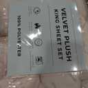 Burano Home VELVET PLUSH KING SHEET SET