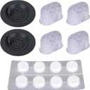 Espresso Maintenance Kit Compatible with Ninja Luxe Coffee Machine, 2pcs Silicone 54mm/2.13in Backflush Discs, 4 Water Filters & 8 Espresso Care Tablets for Daily Machine Care Cafe Accessories