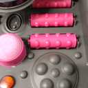 Beinilai Collapsible Foot Spa, Foot Bath with Heat and Massage and Bubble Jets, Foot Soak Tub with Six Non Motorized Rollers, Acupressure Massage Points, Red Light and Removable Pumice Stone