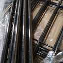 10 Panels Garden Fencing Animal Barrier with Lock, 48 in(H) X 24 Ft(L) Dog Fence Outdoor for Yard Rustproof No Dig Decorative Tall Garden Fence Metal Wire Panel Border Rabbit Ground Stakes Fencing