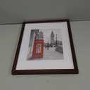 12x16 Picture Frames Dark Cherry Made of Solid Wood Display Pictures 11X14 Inch or 8.5x11 with Mat or 12x16 Inch without Mat for Wall Mounting and TableTop - Picture Frame 11X14 with 2 Mats - 1 Pack