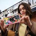 LISEVOfor Moto G Power 2025 Case - for Motorola Moto G Play 2025 Case Compatible with MagSafe Women Cute Girls Magnetic Protective Phone Cover Girly Cat Flower Floral Heavy Duty Shockproof