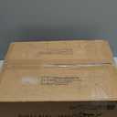 IBUYKE 16 Inch Small Foot Stool Ottoman, Rectangle Linen Foot Rest with Padded Seat and Metal Legs, Modern Ottoman Foot Rest for Living Room Bedroom Entryway Couch, Grey WBD001G