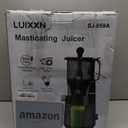 Cold Press Juicer, 5.8" Wide Feed Chute Juice Extractor Machine with 400W, High Juice Yield, Slow Masticating Juicer for Whole Vegetables & Fruits, Light Grey