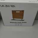 Magnetic Knife Block, Thickened Acacia Knife Holder, Strong Magnetic Suction Cup with Knife Sharpener, Double-Sided Kitchen Knife Storage Rack for Kitchen Countertops