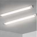 KILIPOL 3FT LED Batten Light, Ceiling Surface Mounted Slim LED Tube Lights, 30W 4000K Neutral White for Office, Shop, Garage, Home, 2 Packs