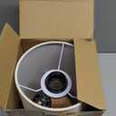 Yarra-Decor Bedside Lamp with USB A+C Port - Touch Control Table Lamp for Bedroom Wood 3 Way Dimmable Nightstand Lamp with Round Flaxen Fabric Shade for Home Office (LED Bulb Included)