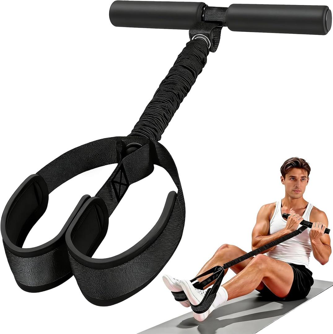 Upgraded Pedal Resistance Band with Handle, Thickened Latex Tubes and Soft Foam Fabric Foot Pedal, Abdomen, Waist,Core/ABS, Arm, Leg,Arms Equipment Gift for Women,Physical Therapy