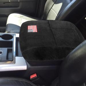 Center Console armrest Cushion Protective Cover with Pocket Compatible with 2013-2023 Ram 1500 2500 3500