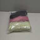 Neer 3 Pack Women's Plus Size Sweatpants Wide Leg High Waist Drawstring Yoga Lounge Joggers Open Bottom Pants with Pockets (Black, Bean Green, Dark Purple)