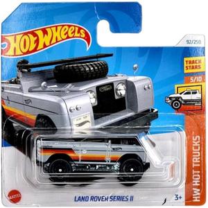 Hot Wheels - Land Rover Series II - HW Hot Truck 5/10 - HTC32 - Short Card - Track Stars - Good Year - Mattel 2024-1:64, Hot Wheels 2024 - Collector # 027/250 - HW Celebration Racers 01/10 - HW Braille Racer - Twin Mill - Satin Green - World Braille Day,  Matchbox Hot Wheels Rodger Dodger, HW Celebration Racers 5/10 [Silver] 77/250, Pack Of 3 Hot Wheels Cars
