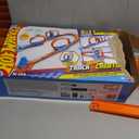 Hot Wheels Toy Car Track Set, Triple Loop Pack & 1:64 Scale Vehicle, Track-Building Components with 3 Loops, Speed Snap Tracks & Adapters